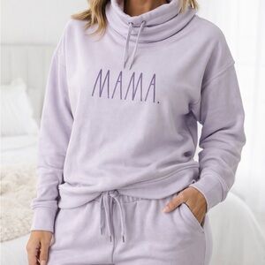Rae Dunn Women's Lavender Hoodie and Jogger Set Size Small